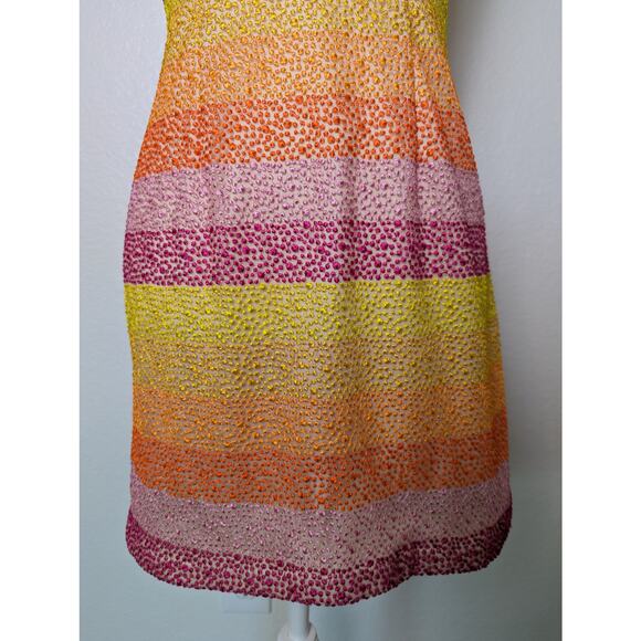 Show Me Your Mumu Clarissa Fiesta Sunset Stripe Mini Dress Women Size XS Hoco - Picture 6 of 15